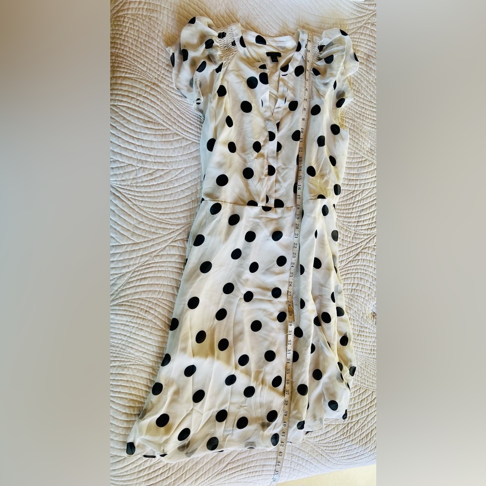 Light & Flowy Polka Dot Flutter Sleeve Dress - image 8